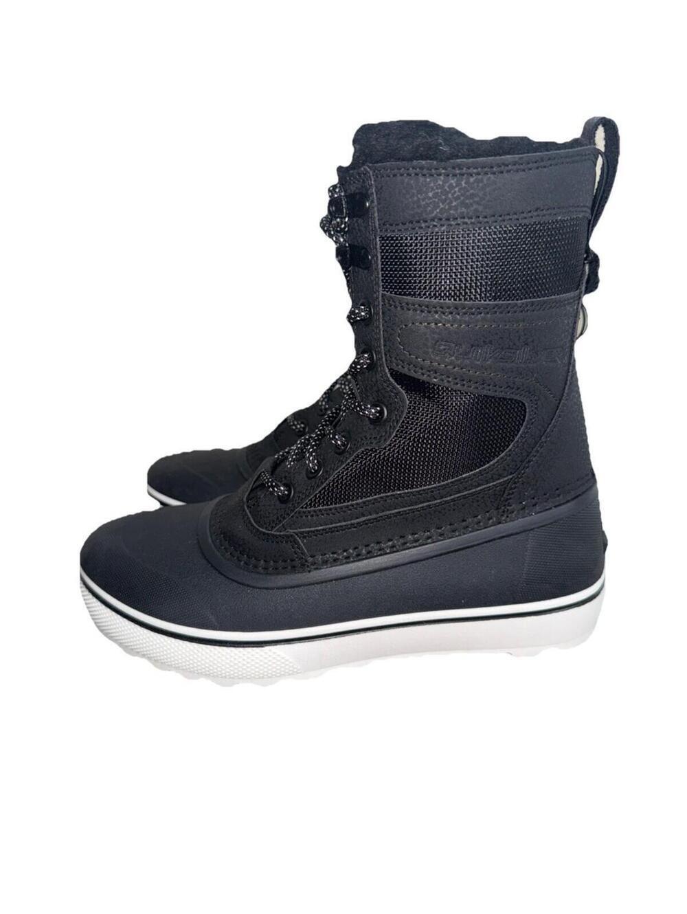 Quicksilver Sub Zero Hi Black Winter Snow Boots Waterproof 3M Insulate Men's 5